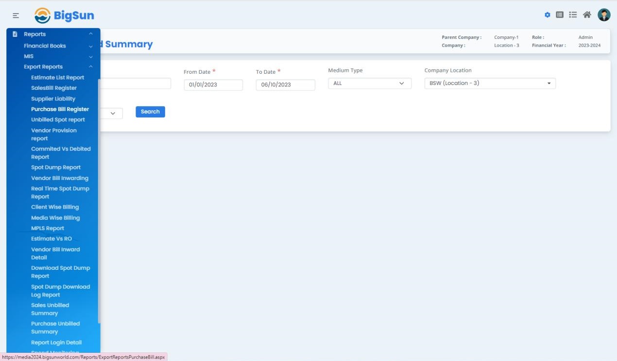 Unbilled Reports